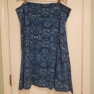 3X Azure LLR skirt